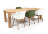 Hartman Sophie teak/Belito tuintafel 240 cm dining tuinset 7-delig Hartman