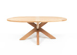 Belito® Milou dining ovaal tuinset 200 cm 5-delig - Earl grey