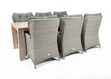 Belito® Milou dining tuinset 240cm 7-delig - Earl grey