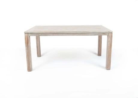 Teak dining tuintafel 160x100x76cm - old grey Belito