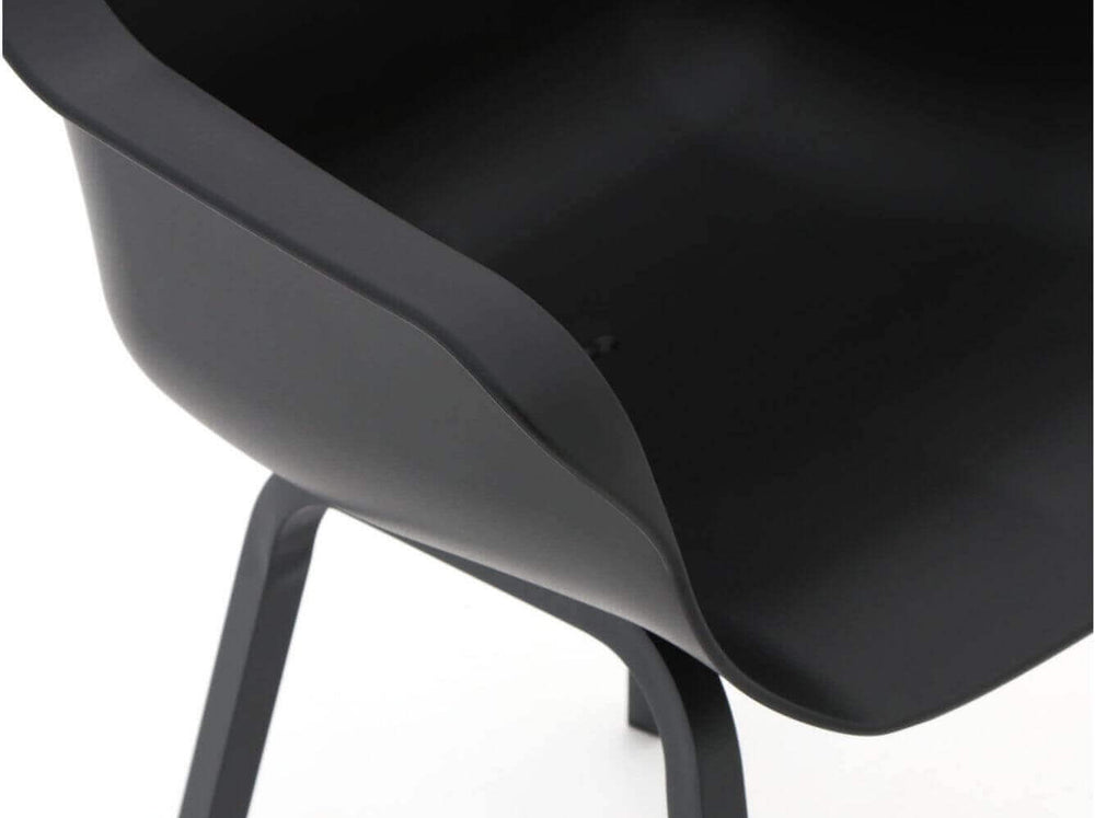 Hartman/Belito®teak dining tuinset 100cm 5-delig stapelbaar - Old grey Belito